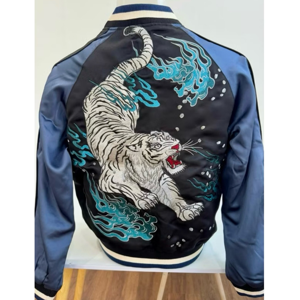 เสื้อ sukajan jacket มือสอง สภาพดี เสื้อปักลายญี่ปุ่น เสื้อซูกะจัน สุกะจัน