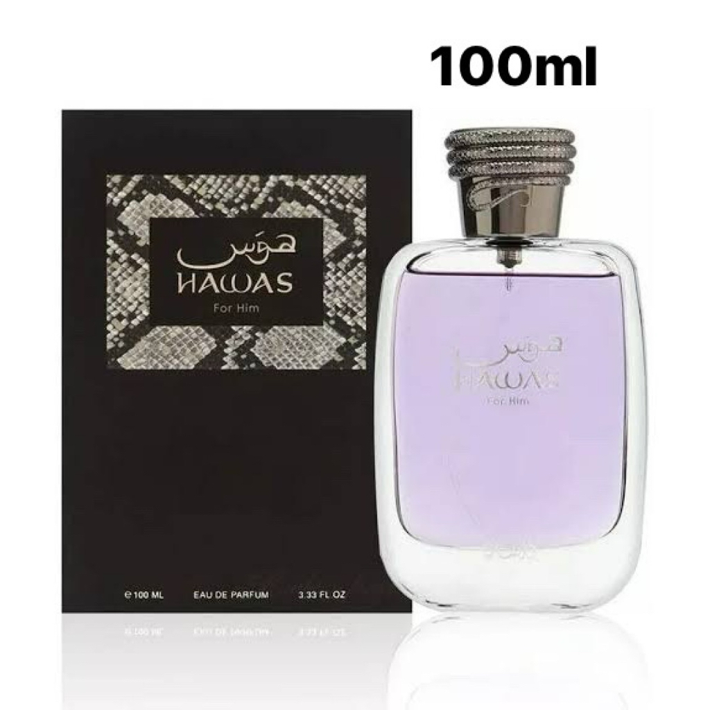 น้ำหอม Rasasi Hawas for him edp 100ml กล่องซีล