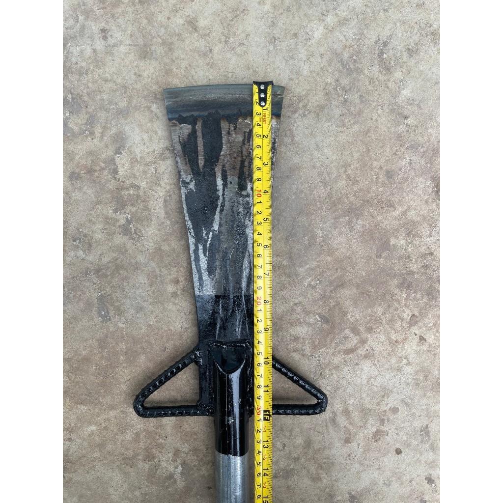 เสียมแทงปาล์ม เสียมด้ามเหล็ก  ด้ามเหล็กยาว 140 cm น้ำหนักประมาณ 1.9kg ผลิตจากเหล็กคุณภาพ - รูปที่ 7