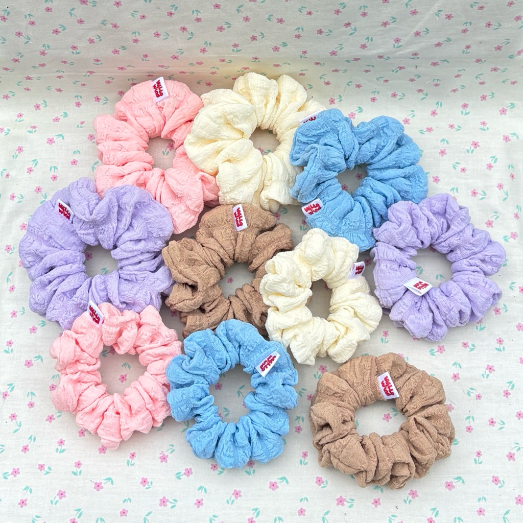 fluffy pop | ยางมัดผม ยางรัดผม ฟู หนานุ่ม ☁️ มี mini and normal