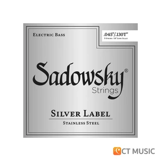 Sadowsky Silver Label Bass String Set 4-String(040-100/045-105)/5-String(040-125/045-130) สายเบส สายเบสไฟฟ้า