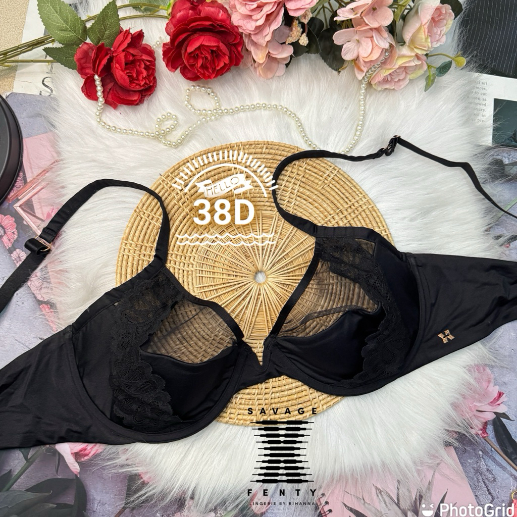 Savage X Fenty 38D ใหม่มาก ฟองบาง สะอาด กริ้บ