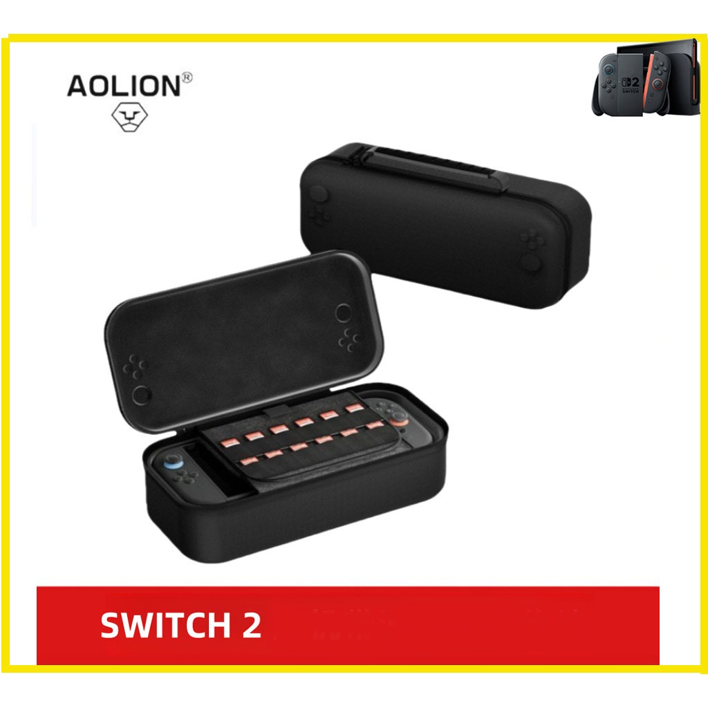 Nintendo Switch 2กระเป๋าเก็บของ EVA สำหรับ Switch 2, กระเป๋าแข็งป้องกันการหล่นสำหรับ Switch2ฝาครอบป้องกันการกระแทก