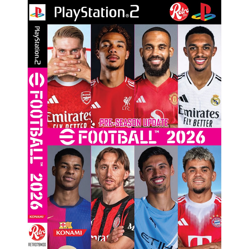 💿 แผ่นเกมส์ PS2 💿 E football 2026 - Pre-Season UPDATE - PES 2026 EFOOTBALL ⚔️ PlayStation 2