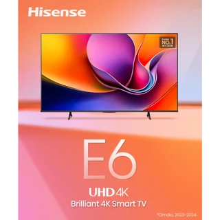 Hisense TV 43 นิ้ว รุ่น 43E6Q 4K Ultra HD Smart TV Voice Control WIFI Build in Netflix /HDR/Dolby