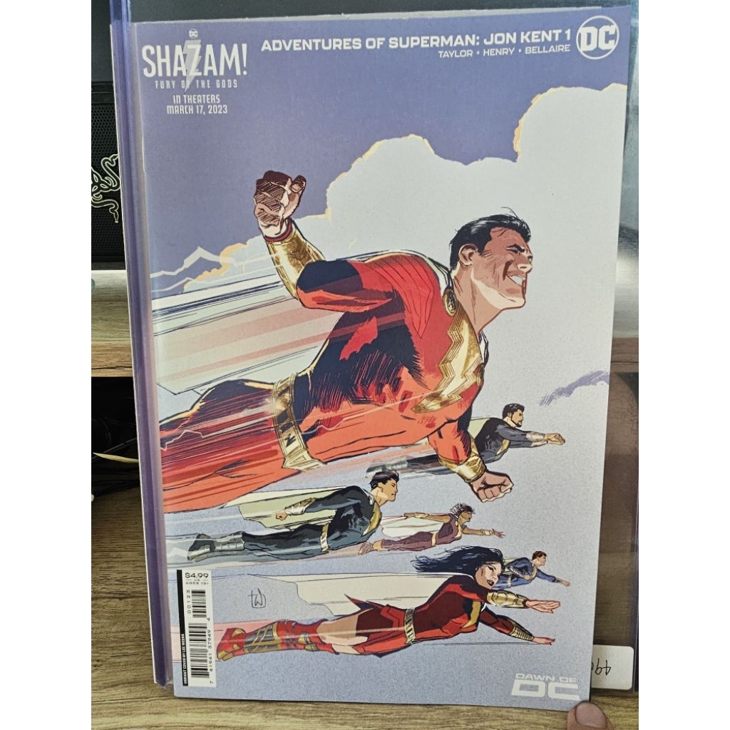 Adventures of Superman: Jon Kent #1 – Shazam! Fury of the Gods Movie Tie-In Variant (Dawn of DC)