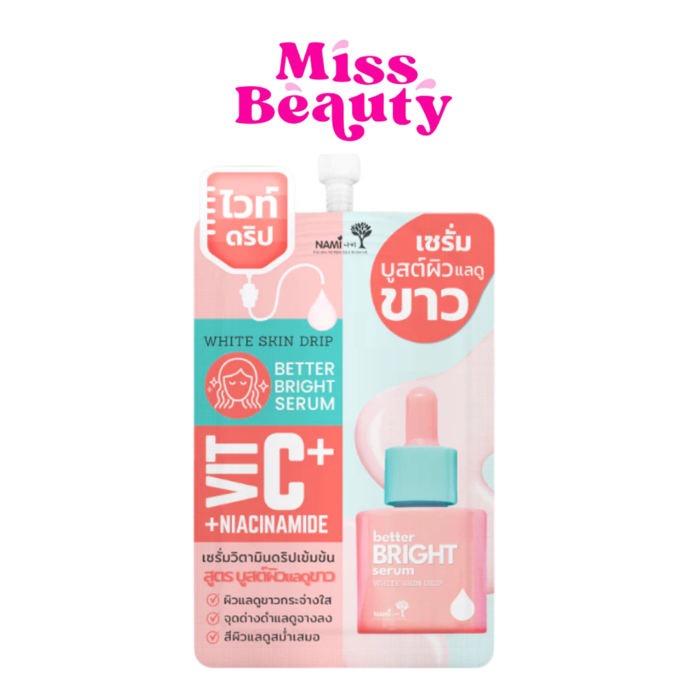 (ซอง) Nami White Skin Drip Better Bright Serum นามิ ไวท์ สกิน ดริป เบทเทอร์ ไบรท์ เซรั่ม 7 กรัม – โปรปัง