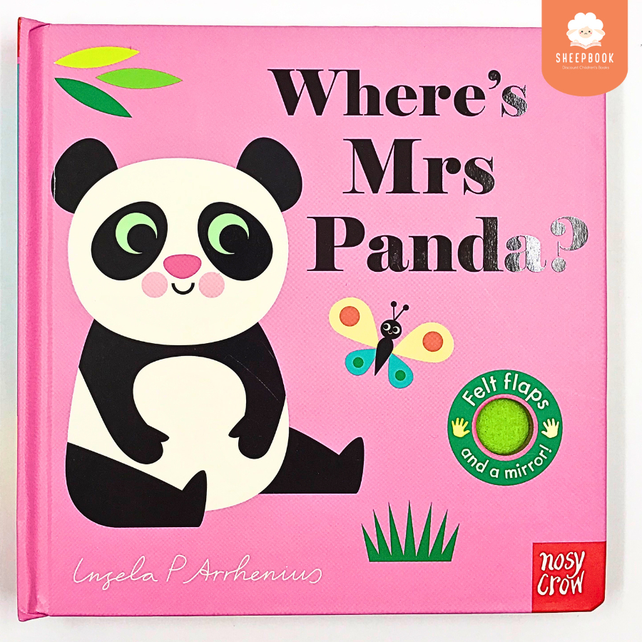 บอร์ดบุ๊คผิวสัมผัส Where's Mrs Panda  มีผ้าเปิดปิดได้ B2F6