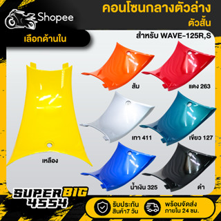 [เลือกสีด้านใน] คอนโซนกลางตัวล่าง (ตัวสั้น) WAVE-125R,S คอนโ…