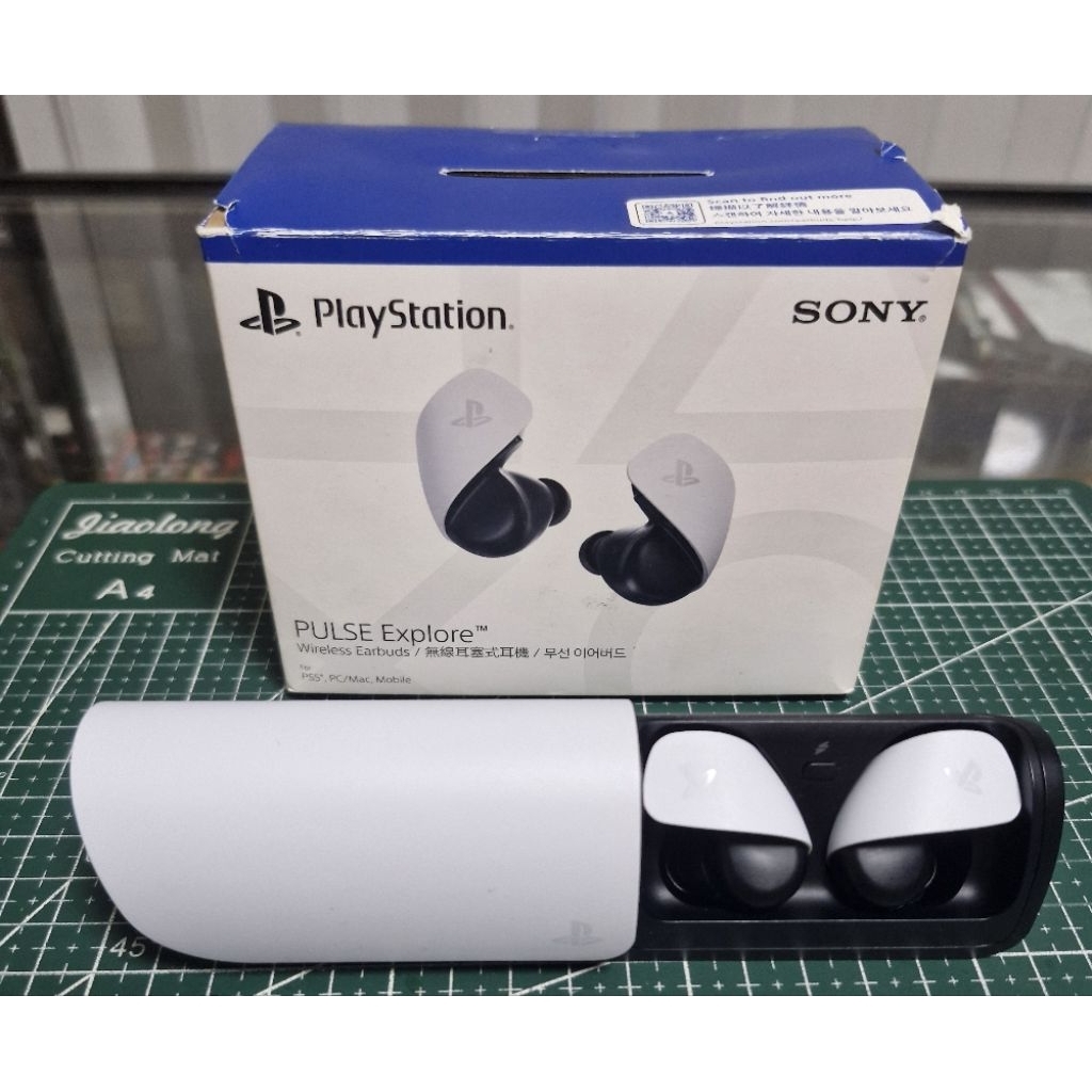 อุปกรณ์ ps5 : PlayStation 5 (มือสอง) หูฟัง Sony Playstation PULSE Explore ใช้งานปกติ ครบกล่อง