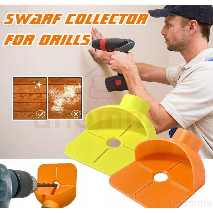 COD เครื่องดูดฝุ่นดอกสว่าน ฝาครอบป้องกันเศษวัสดุสำหรับสว่านกระแทกไฟฟ้า อุปกรณ์เสริมพกพา ติดตั้งง่าย เปลี่ยนแทนได้โดยตรง