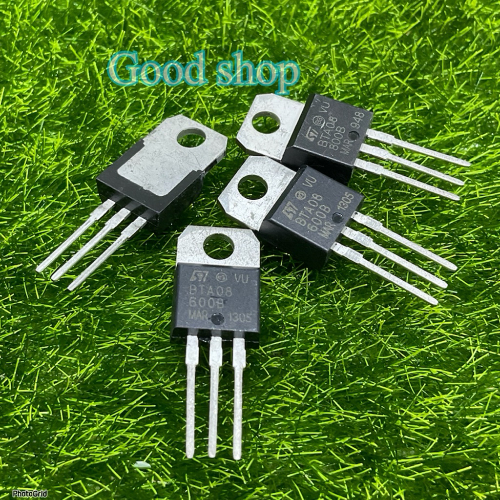 BTA08-600B BTA08-800B ไตรแอค TRIAC BTA 08 8A600V / 8A800V (ราคาต่อ1ตัว)