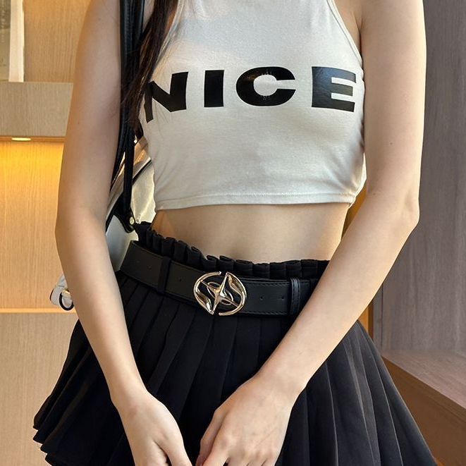 COD-ในไทย💖เข็มขัด หัวเข็มขัดโลหะรูปดาว แฟชั่นย้อนยุค เหมาะสำหรับผู้ชายและผู้หญิง-Kri - รูปที่ 4