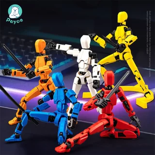 ⚡PAYOE หุ่นยนต์ 3D ข้อต่อขยับได้  ตัวละครอะนิเมะ -ของเล่นปลอม หุ่นยนต์ diy ของเล่นหุ่น robot toy หุ่นยนต์ 13 ข้อต่อ