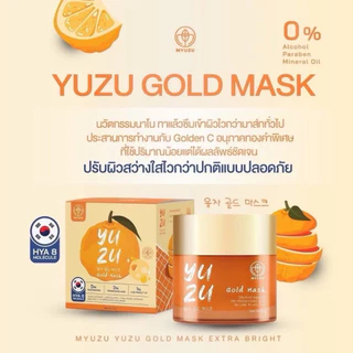 มาส์กยูซุโกลด์ Yuzu Gold Mask มิวซุ ปริมาณ 6 ml (บำรุงกลางคืน)