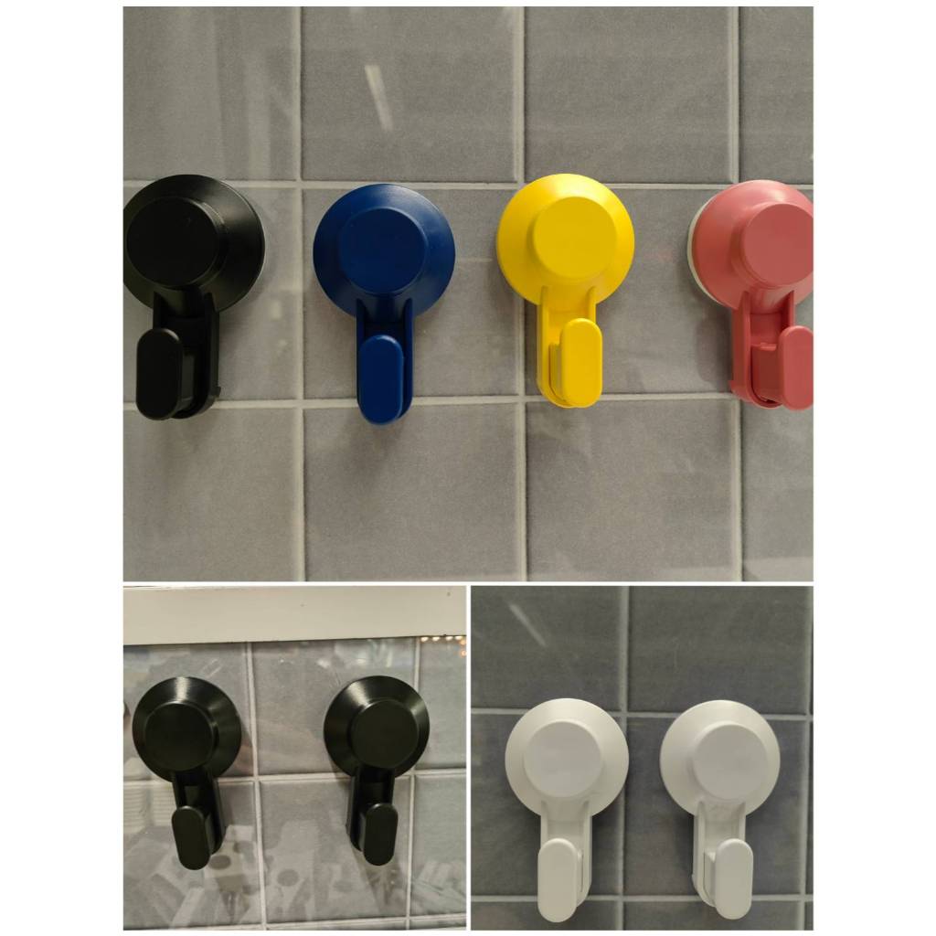 IKEA ตะขอแขวน แบบดูดติดผนัง 2 ชิ้น 4 ชิ้น ไม่ต้องเจาะผนัง TISKEN