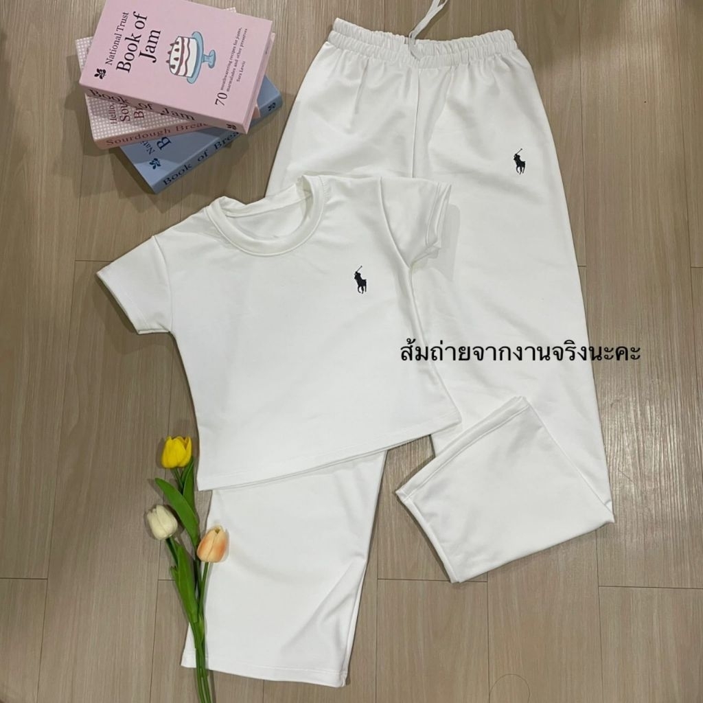 พร้อมส่งจากไทย ชุดเซตขายาว เสื้อ+กางเกง