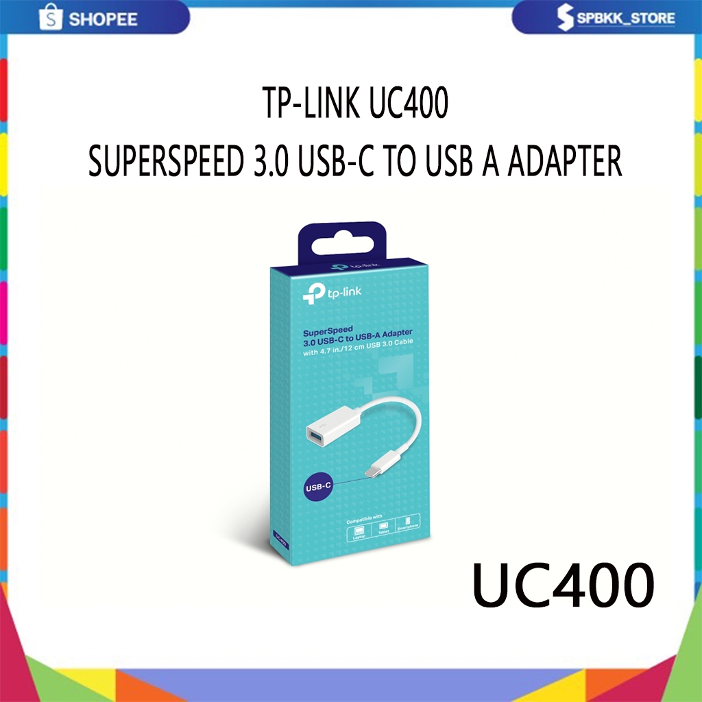TP-Link UC400 Superspeed 3.0 USB-C TO USB-A adapter อะแดปเตอร์จาก USB-C เป็น USB-A ของแท้จากศูนย์