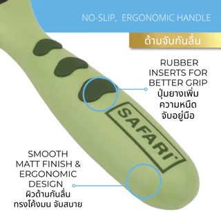 🇺🇸นำเข้าจาก USA🇺🇸 Safari by Coastal Pin and Bristle Combo Dog Brush แปลงขนสุนัข 2 ด้าน
