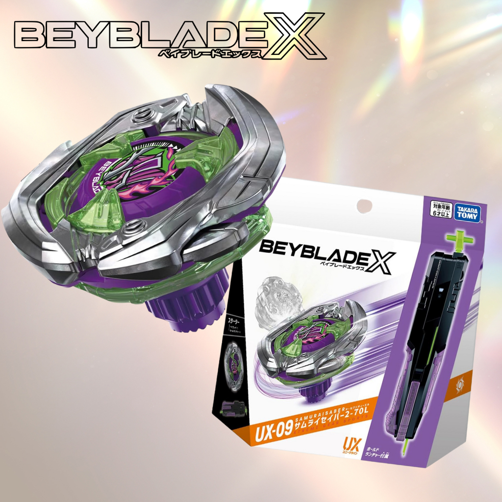 BEYBLADE X UX-09 Starter Samurai Saber 2-70L