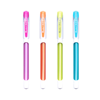 [แพ็ค 4 ด้าม] Quantum ปากกา ปากกาลูกลื่น โมจิ 0.29 น้ำเงิน คละสี จำนวน 4 ด้าม