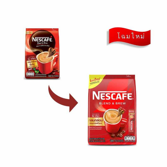 กาแฟปรุงสำเร็จ NESCAFÉ Blend & Brew 27 ซอง รูปที่ 4