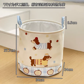 พร้อมส่ง ตะกร้าใส่ผ้า ลายน้องหมา Dashshund น่ารักสุดๆ ใส่ผ้า เก็บของ หรือตกแต่งห้องก็น่ารัก