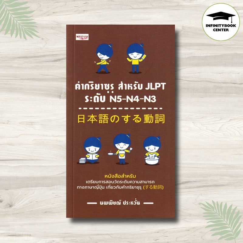 หนังสือ คำกริยาซุรุ สำหรับ JLPT ระดับ N5-N4-N3 : การใช้ภาษาญี่ปุ่น ภาษาญี่ปุ่น คู่มือสอบวัดระดับภาษา