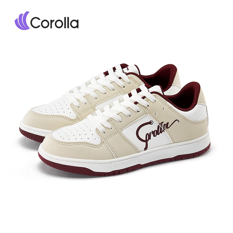 Corolla รองเท้าผ้าใบลำลองแฟชั่นผู้หญิง ต้านเชื้อแบคทีเรีย หนังพียูกันน้ำ พื้นกันลื่น น้ำหนักเบา - รูปที่ 5