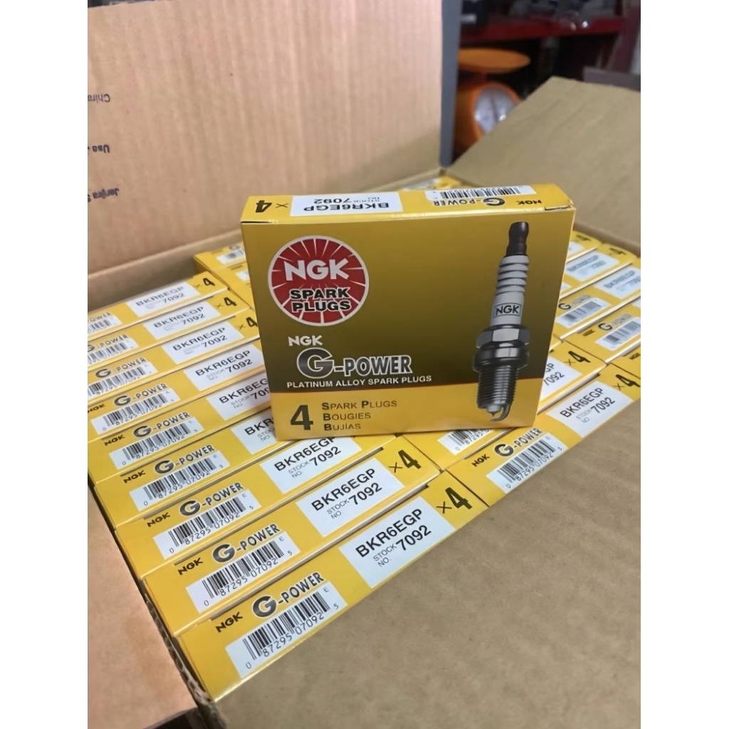 หัวเทียนของแท้ 100% NGK BKR6EGP G-POWER PLATINUMT9412