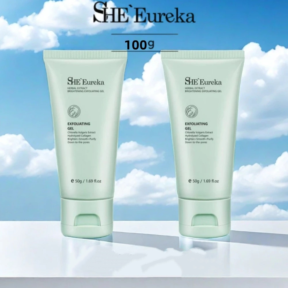 [ซื้อ 1 แถม 1] SHE Eureka 100g-เจลขัดผิวสกัดจากสมุนไพรปล่อยให้ความชุ่มชื้นและบำรุงผิวหมองคล้ำ