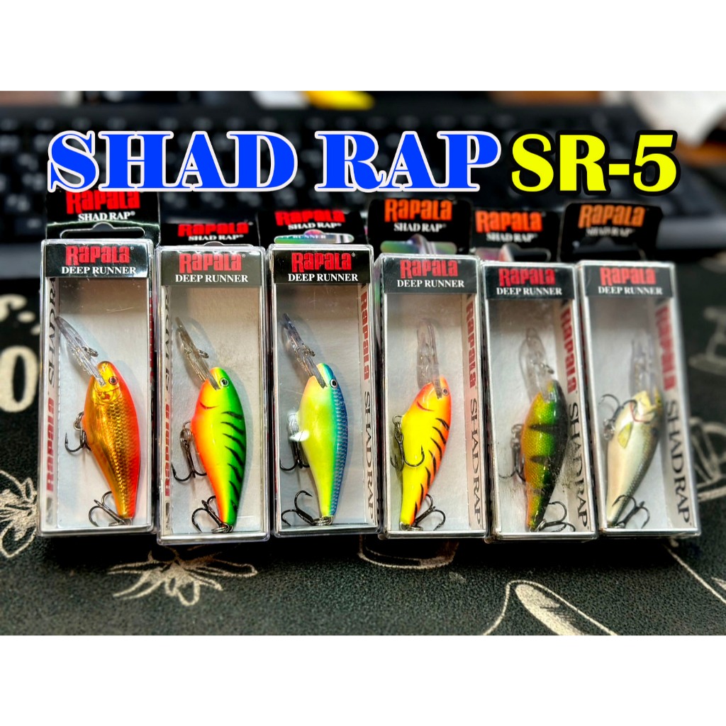 RAPALA SR-5 SHAD RAP เหยื่อปลอมสำหรับตกปลา