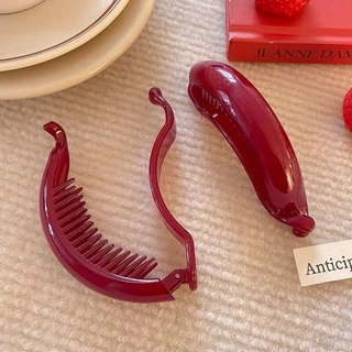 พร้อมส่ง!🇹🇭 ราคา/ชิ้น Banana Curve Hair Clip กิ๊บหนีบผมโค้งทรงกล้วย สไตล์มินิมอล หนีบแน่นไม่หลุด เนื้องานเกาหลี คุณภาพดี