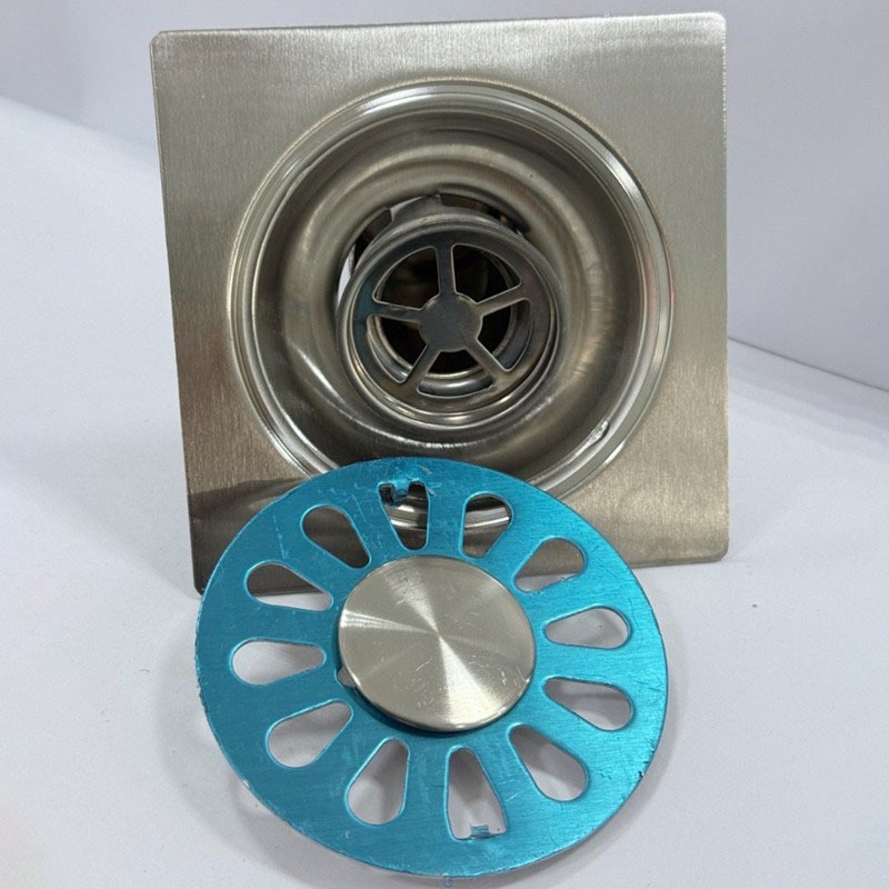 COD ฝาปิดท่อ สเตนเลส 304 ติดตั้งง่าย ตะแกรงกันกลิ่น ฝาปิดท่อน้ำทิ้ง floor drain ตัวกรองท่อระบายน้ํา ฝาปิดรูระบายน้ำ - รูปที่ 2