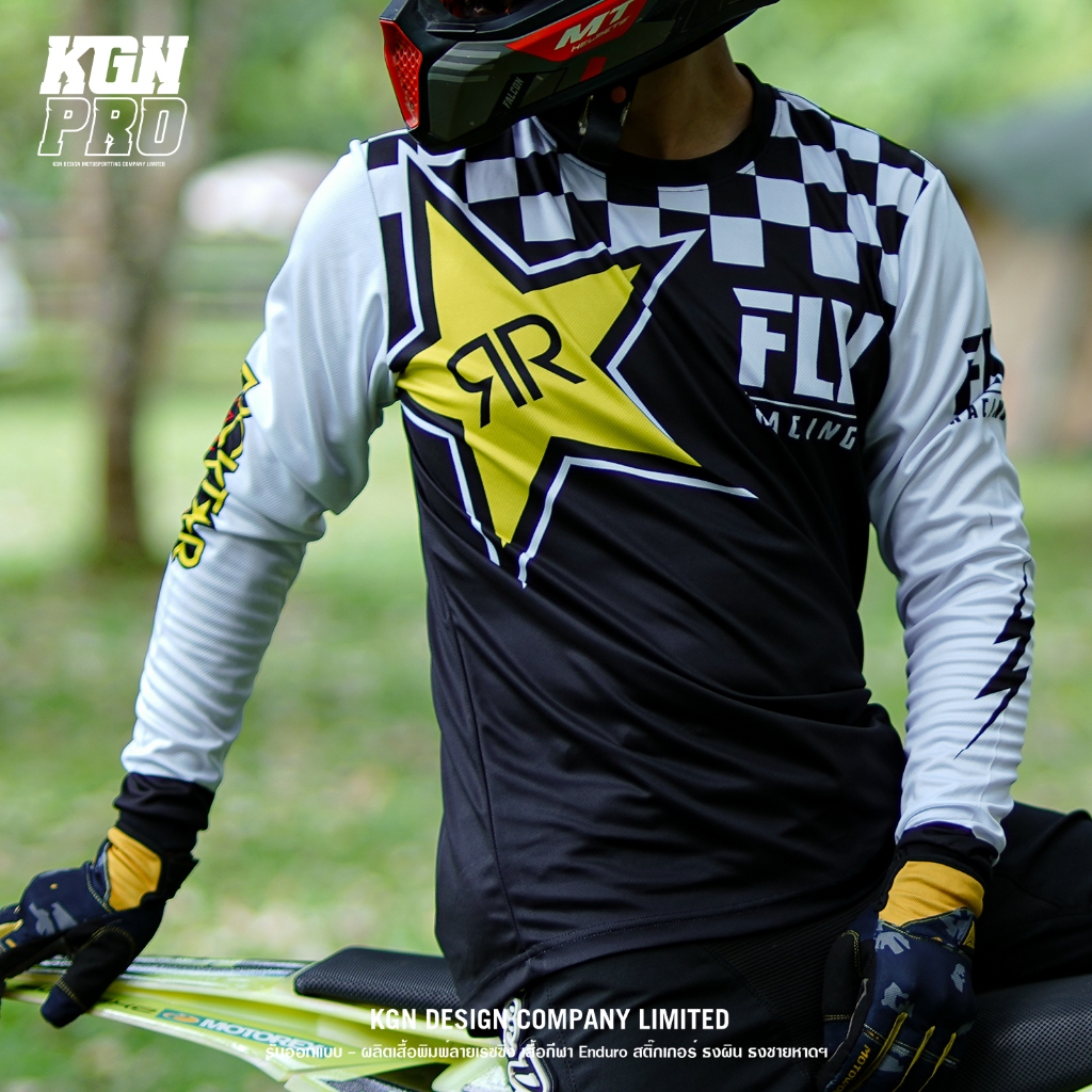 เสื้อวิบาก ใส่ขับรถวิบาก Enduro Motocross Mx-Race เสื้อขับวิบาก สายป่า FLY ชุดวิบาก ส่งจากไทย