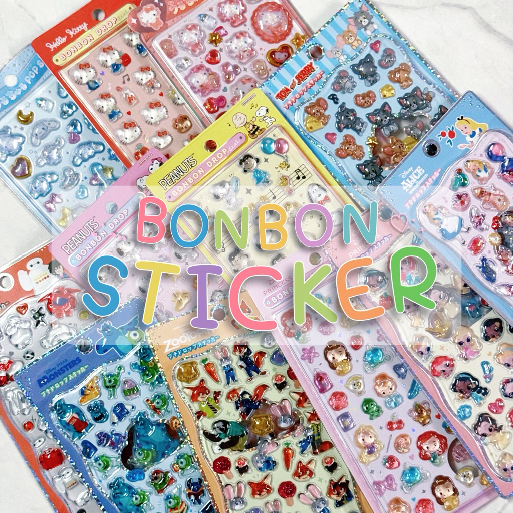 🍒 Update 19/12 🍒 [พร้อมส่ง] Sticker Bon Bon Drop Pop Seal สติ๊กเกอร์  สติ๊กเกอร์
