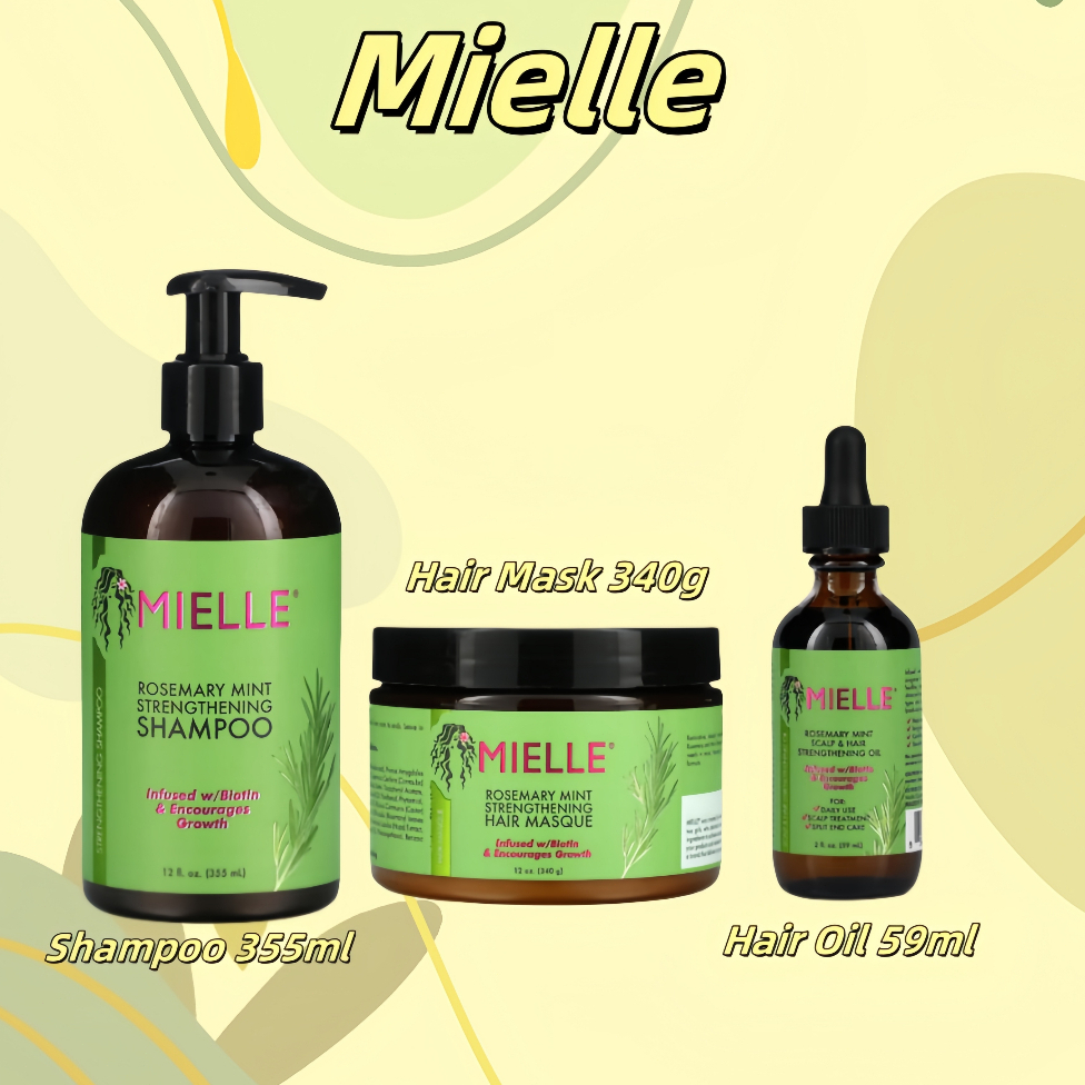 ของแท้%Mielle Rosemary Mint Scalp & Hair Strengthening Oil Growth Serum
