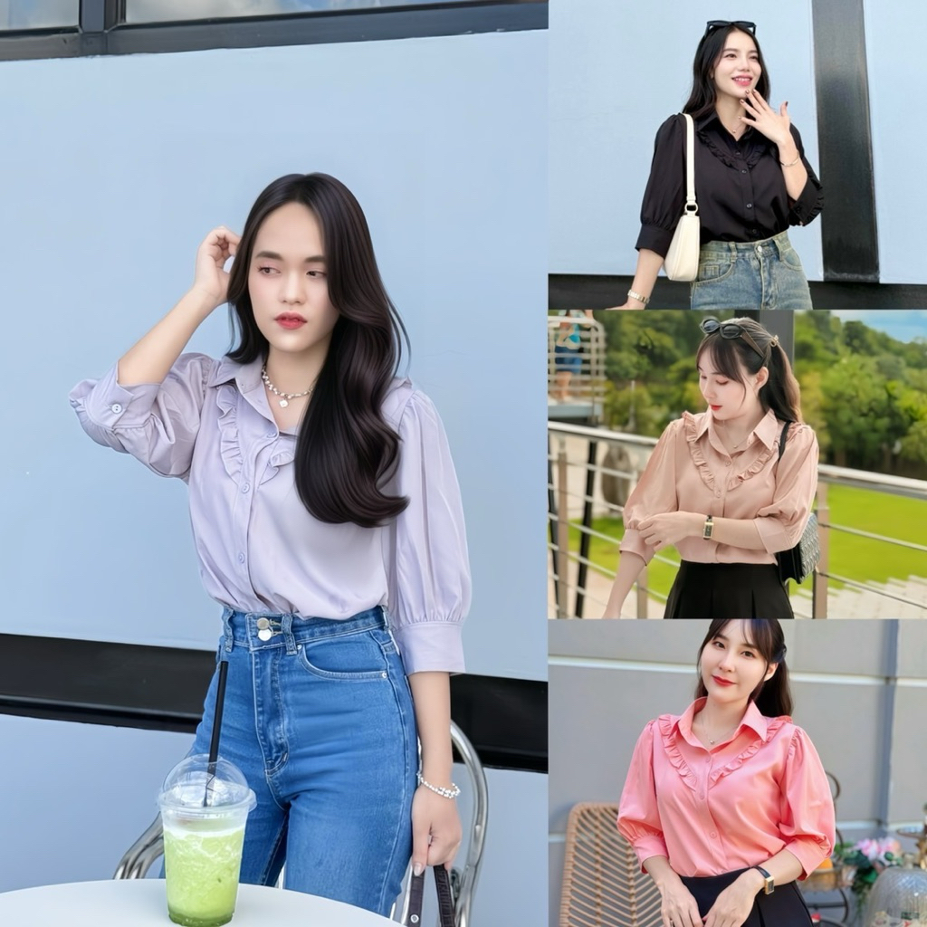 Cherie shirt top (เชอร์รี่เชิ้ต ตัวปังสุดฮิต)