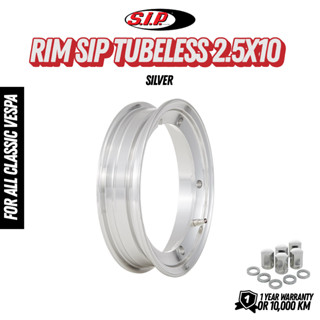 วงล้อ SIP สี SLIVER 2.5x10 สำหรับ VESPA CLASSIC (81011500)