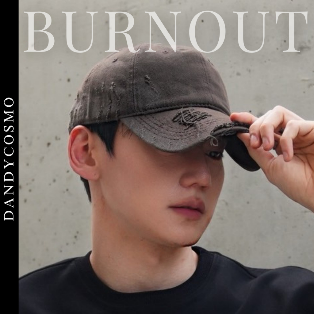 DANDY COSMO | หมวกแก๊ป รุ่น BURNOUT CLASSIC | ทรงมาตรฐาน ดีไซน์ขาดวินเทจ แต่งเฟดสุดเท่ | Unisex