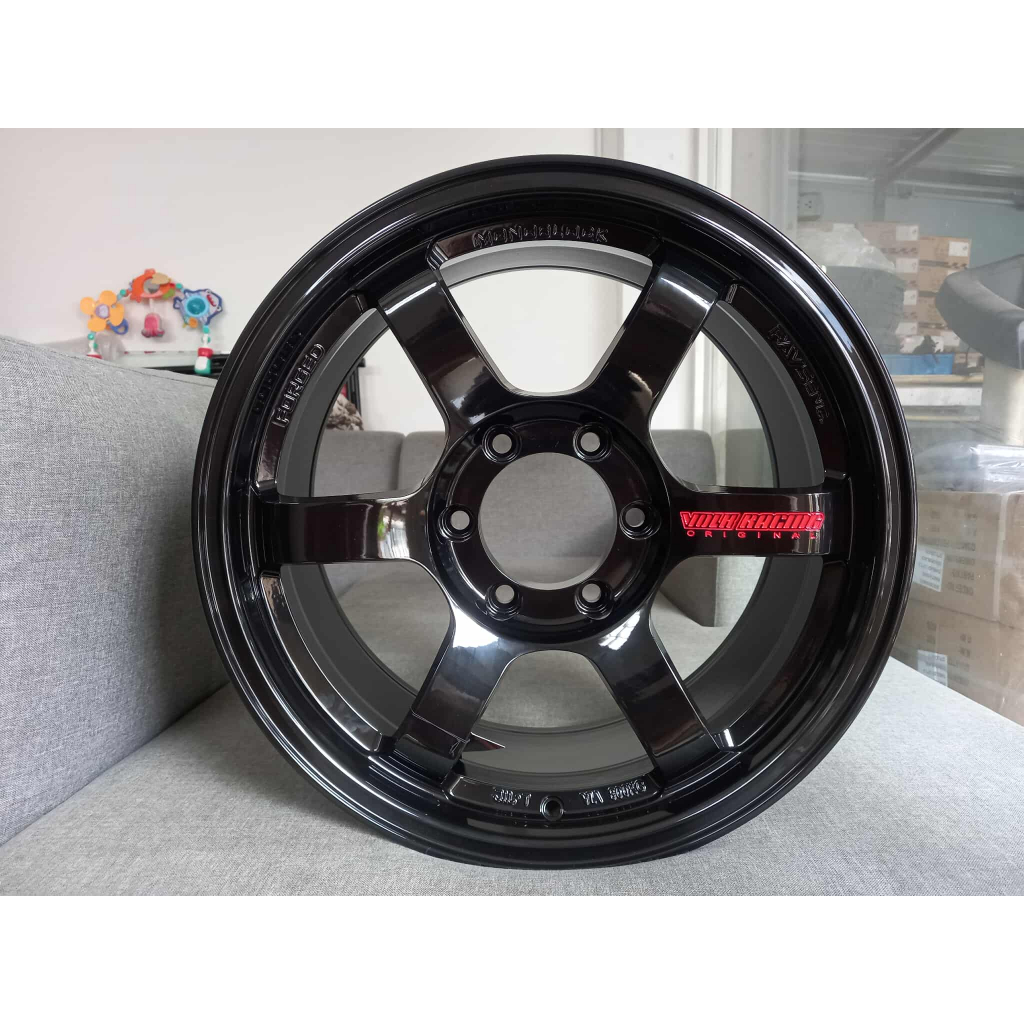 แม็กใหม่ขอบ 18 กว้าง 8.5 ก้านยก suv สีดำ