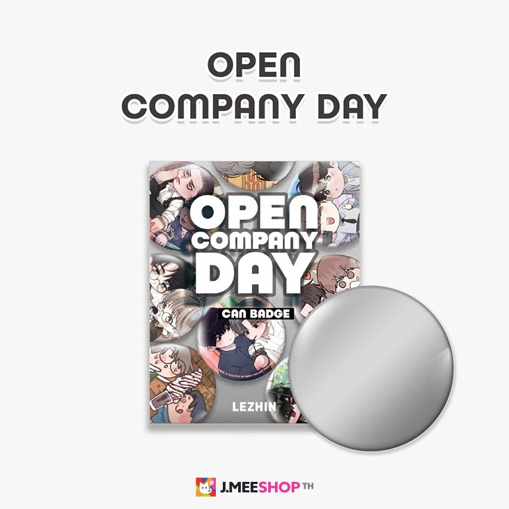 JMEESHOP TH - [OPEN COMPANY DAY] CAN BADGE - LEZHIN Ver.