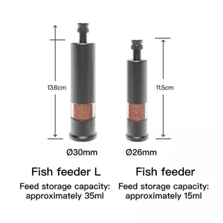 Chihiros Fish Food Feeder ตัวกดให้อาหารปลา ปรับปริมาณและขนาดได้ ใช้ได้กับทั้งอาหารแบบแผ่นและเม็ด