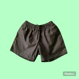 กางเกงกีฬาขาสั้นทหาร สีดำ