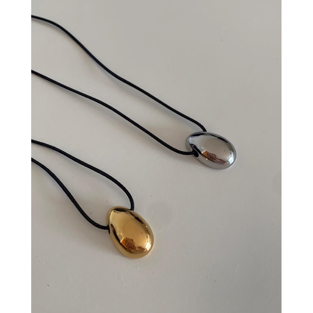 สร้อยเกาหลี สเตนเลส waterproof, long lasting, nickel free HER OBJECTIVE_HER SOUL SOUL ADJUSTABLE BOLD NECKLACE