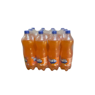 แฟนต้าส้ม fanta ขนาดใหญ่1.5L แพ็ค12ขวด มาเล