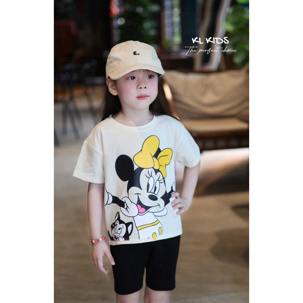ดูงานจริงรูปสุดท้ายก่อนกดสั่ง ชุดเซ็ตลูกสาว Minnie กางเกงเลกกิ้ง น่ารัก ราคา ถูกที่สุด ดีลบีเคเค รูปภาพหลัก