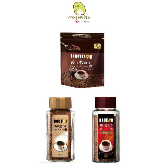 Doutor​ Classics​ Instant Coffee แบบขวดขนาด 60 กรัม และแบบถุงเติม70g