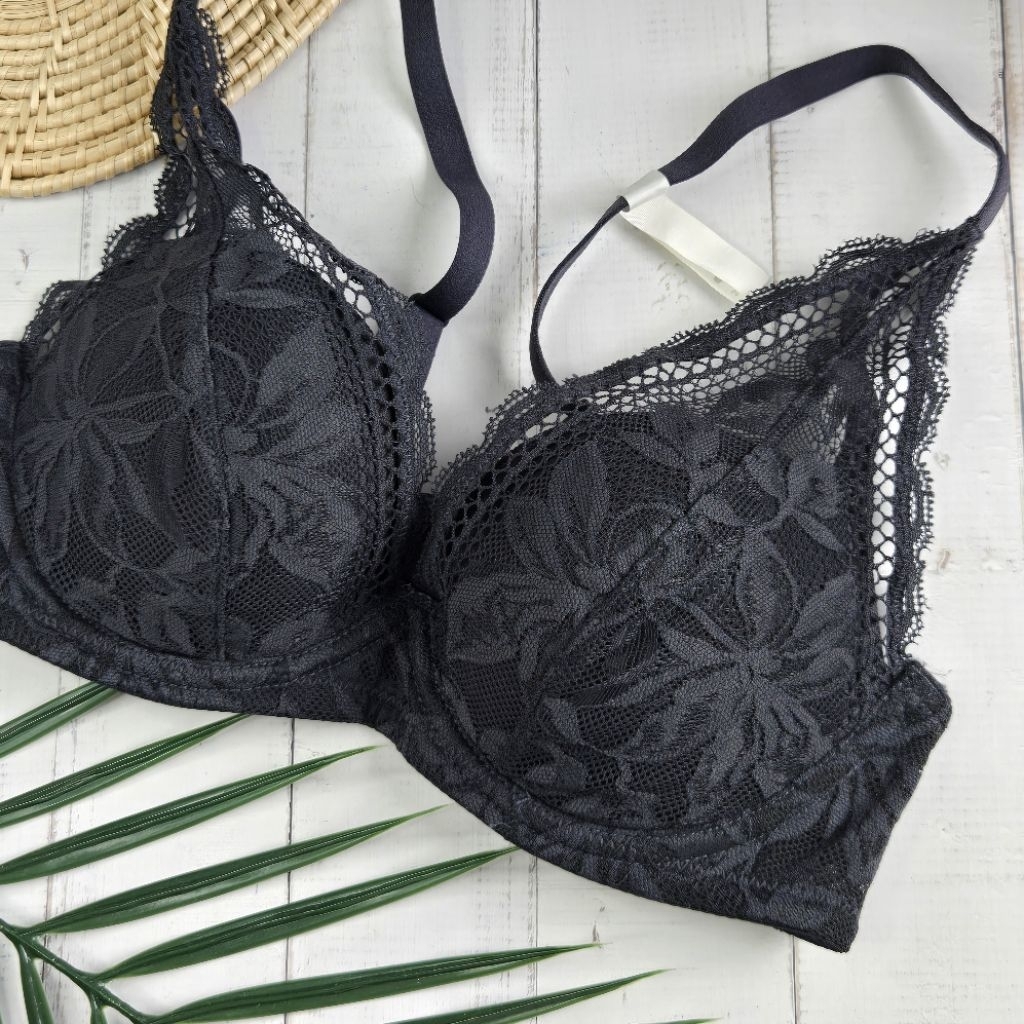 Sabina สีเทาเข้ม Habpy Pretty Perfect Level 1 เสื้อชั้นใน มีโครง รหัส HBU23028