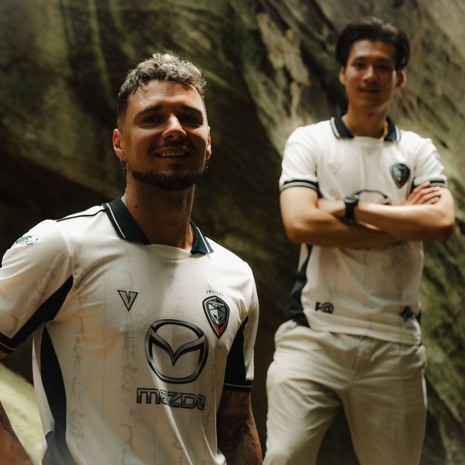 VOLT เสื้อฟุตบอล เยือน เกรดนักเตะ โคราช สีครีม 2025/26 SWATCAT AWAY CREAM เสื้อกีฬา